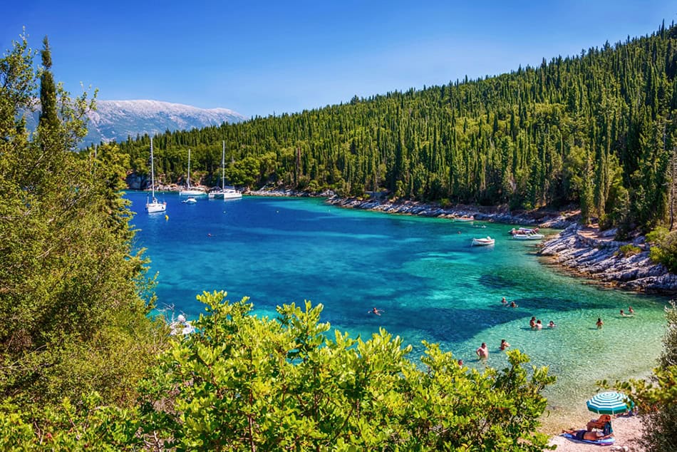 Seascapes near Fiscardo, Kefalonia, Greece