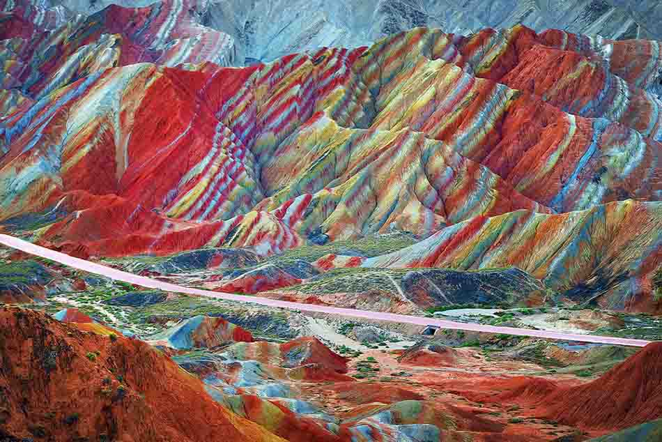 Zhangye Danxia Landform, China