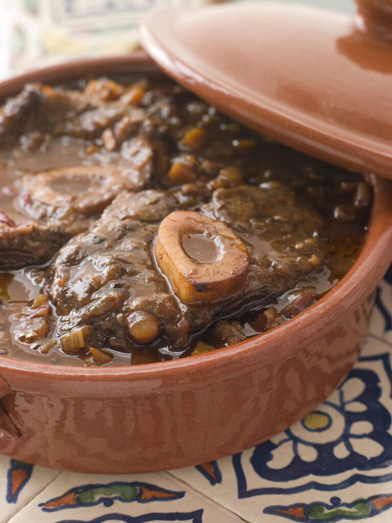 typical italian foods - Osso Buco
