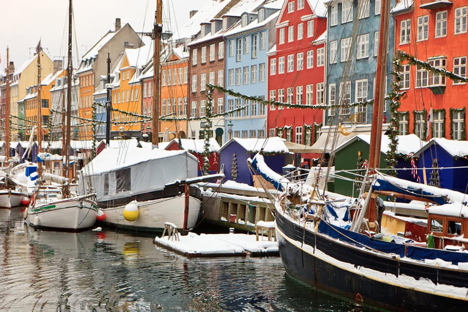 Copenhagen Denmark in December