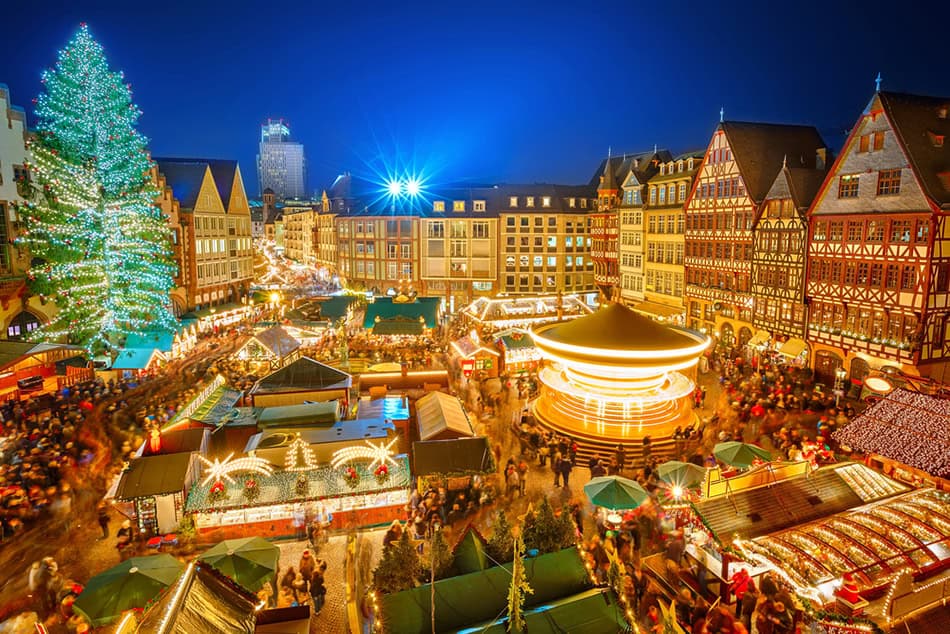 Frankfurt Germany in Christmas
