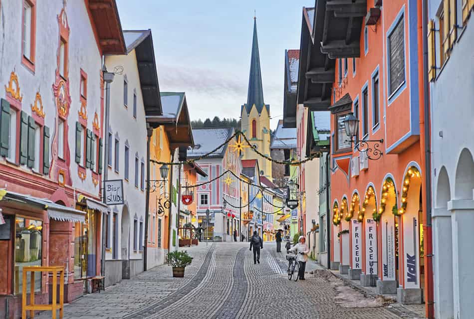 Garmisch-Partenkirchen in the the Zugspitze, Germany