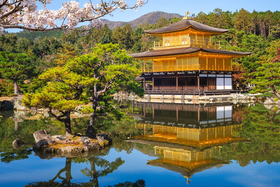 Golden Temple in Kyoto Japan