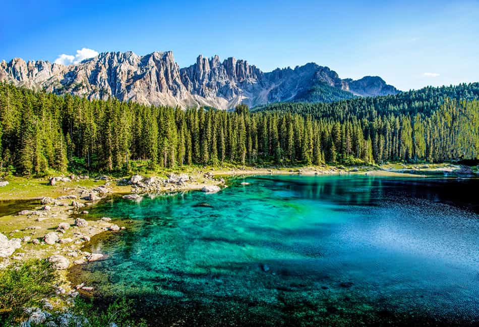 Lake Carezza (Karersee), Italy