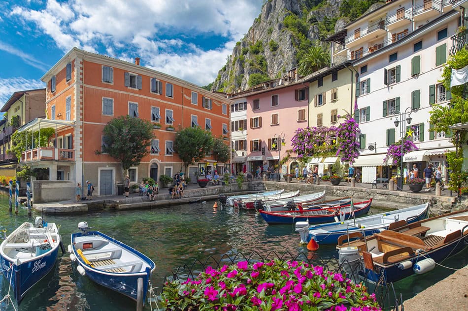 Limone Sul Garda Harbor Italy