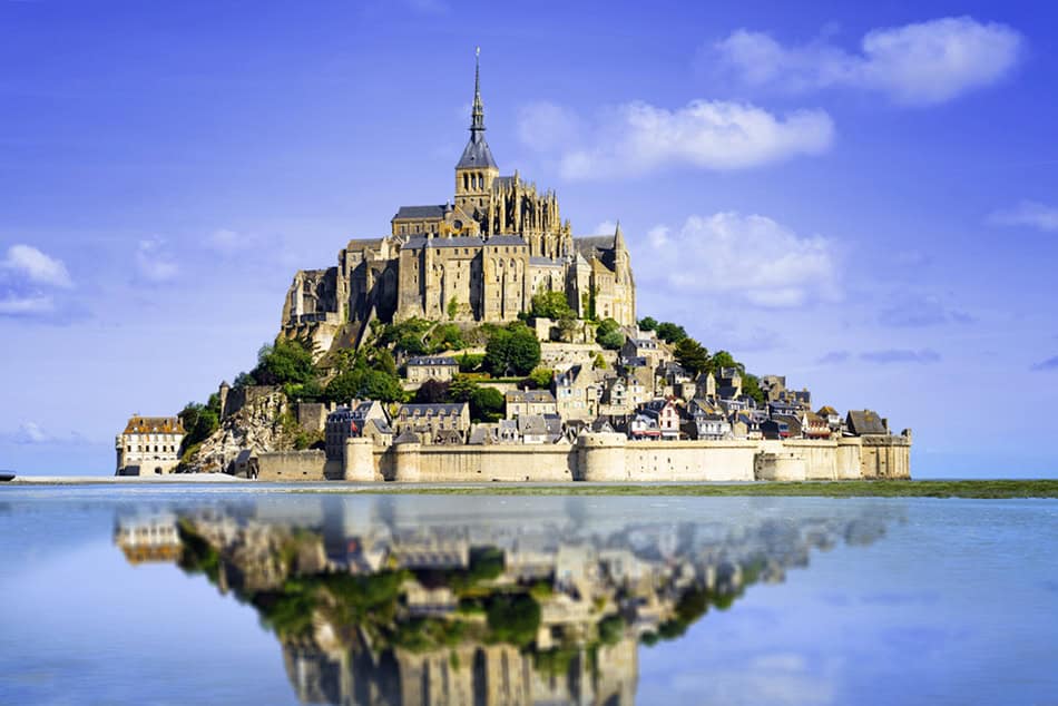 Mont Saint Michel in France