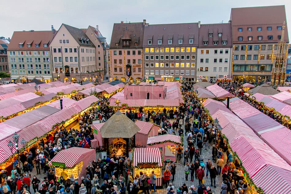 Nuremberg Germany at Christmas