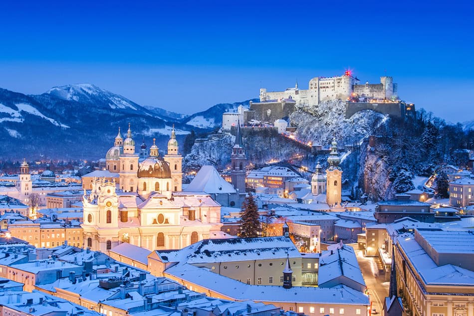 Salzburg Austria in December