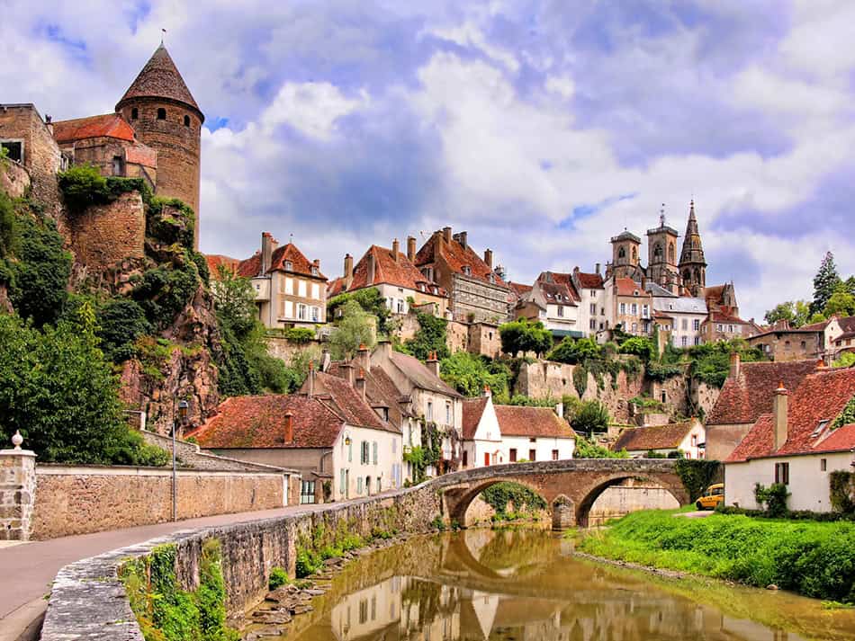 Semur en Auxois, Burgundy, France
