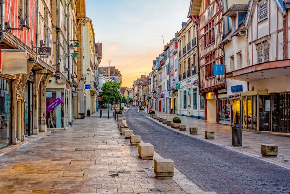 Troyes in France