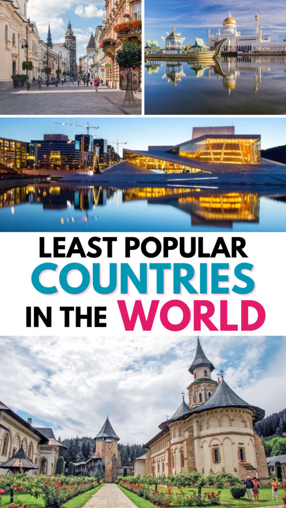 Least popular countries in the world