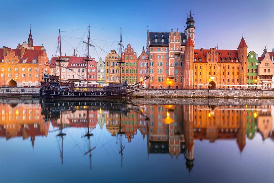 Gdansk City in Poland