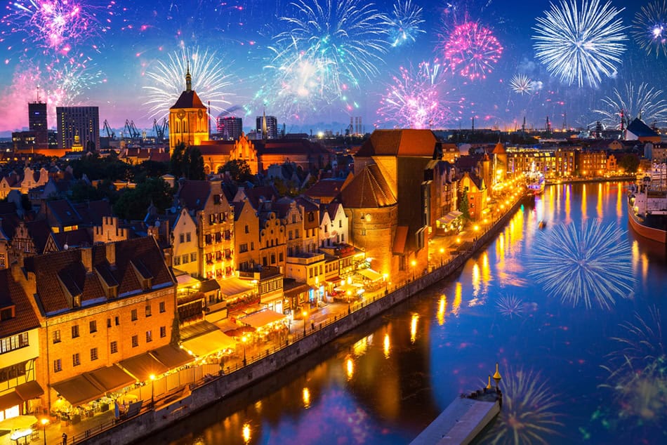 Gdansk Fireworks NYE
