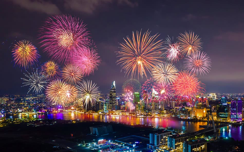 Ho Chi Minh City NYE Fireworks