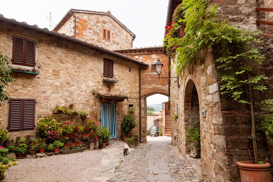 Montefioralle Tuscany Italy