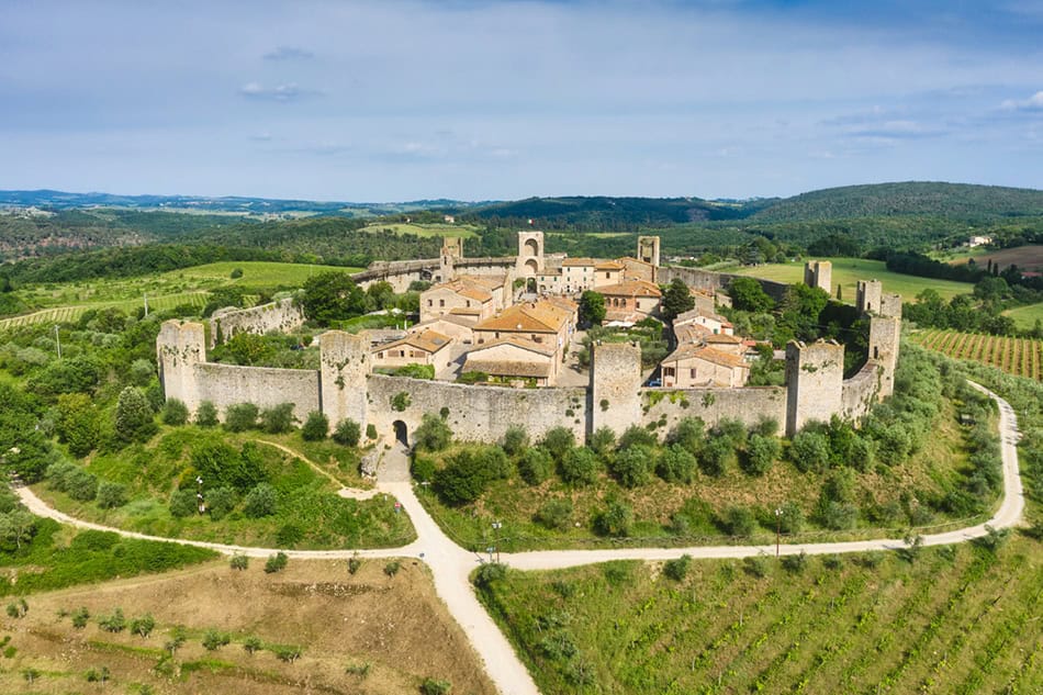 Monteriggioni Tuscany Italy