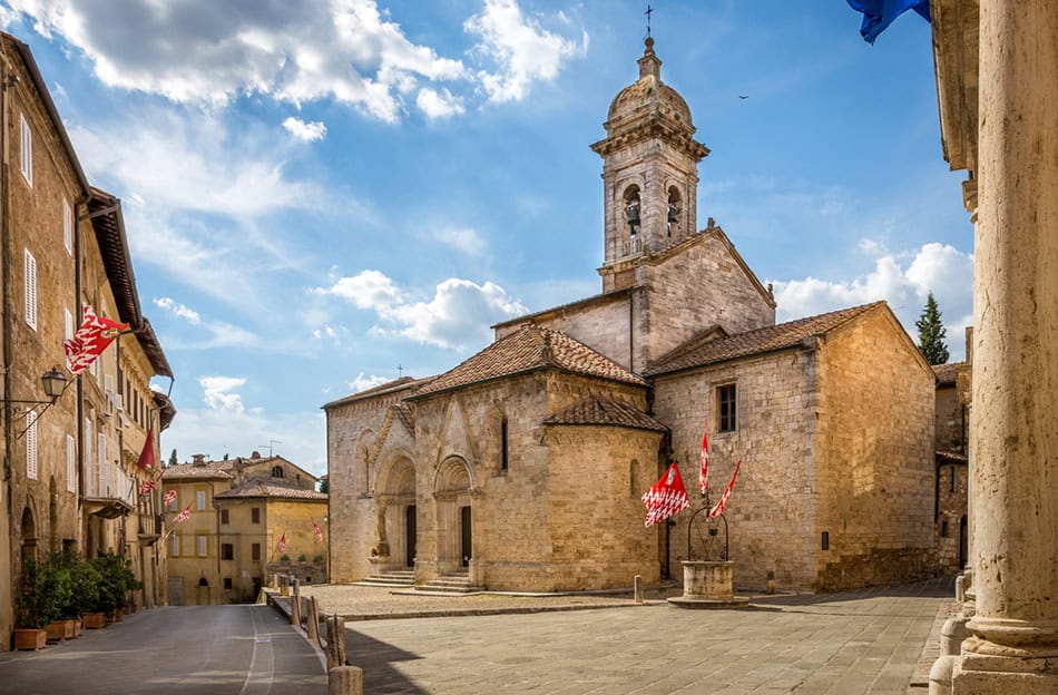 San Quirico d'Orcia Tuscany italy