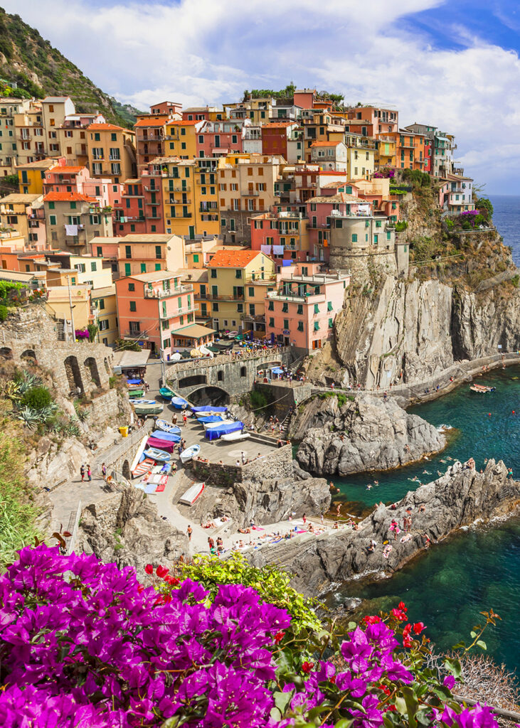 Manarola In Cinque Terre in Spring