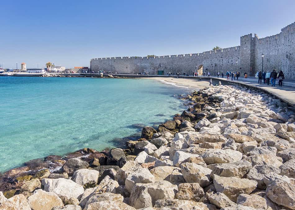 Rhodes City in Greece