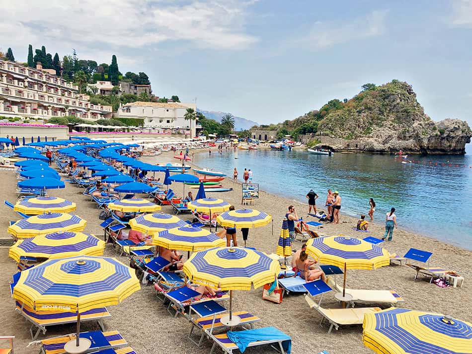 Taormina Beach Sicily