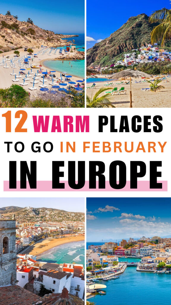 places to go in february europe