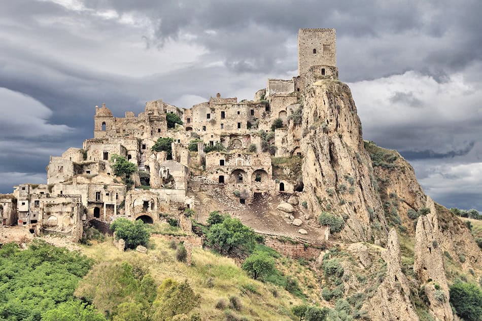 Ghost Town of Craco in Basilicata