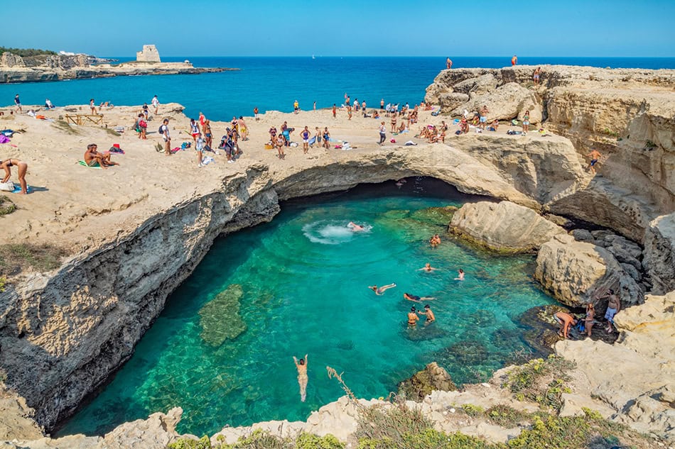 Grotta di Poesia in Puglia Italy
