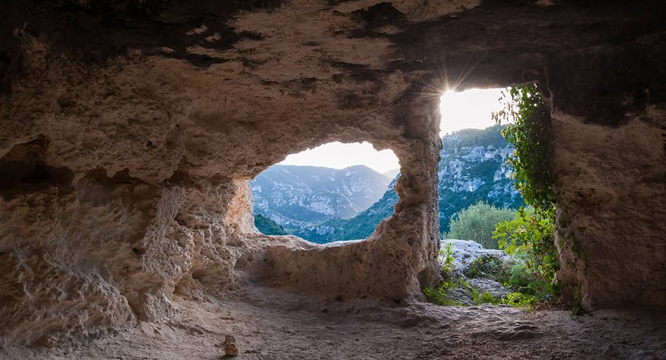 Necropolis of Pantalica in Sicily