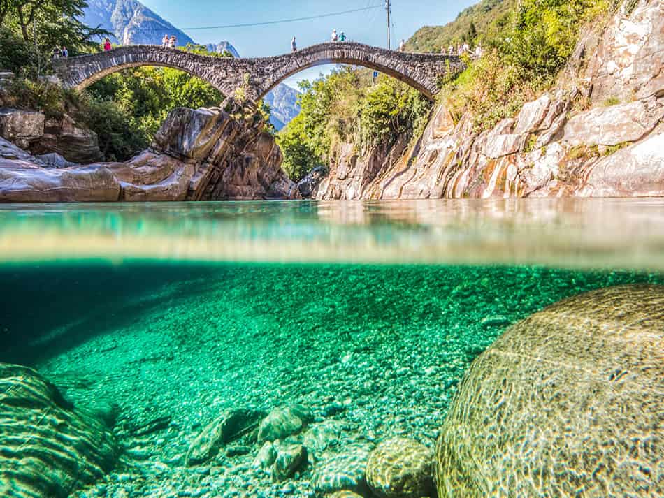 Ponte dei Salti, Verzasca Valley, Switzerland