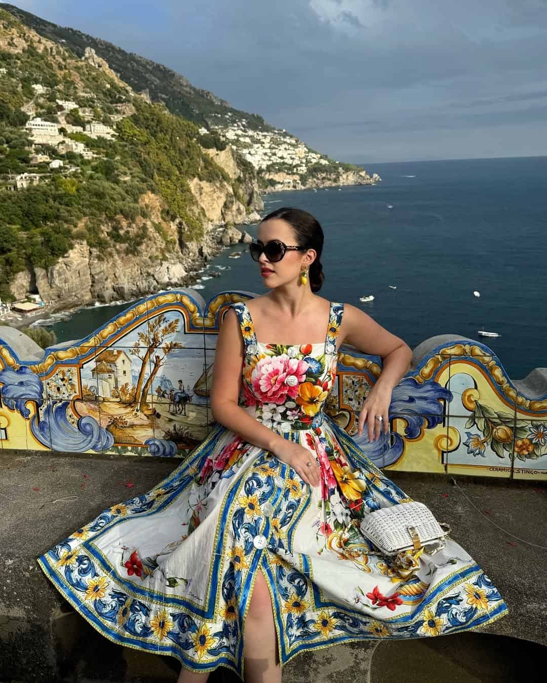 AMALFI Short Robe With belt main image 1