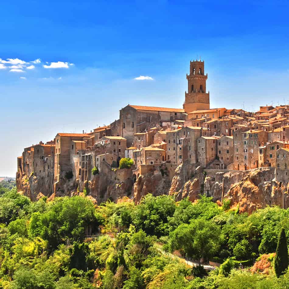 Pitigliano Tuscany in Italy