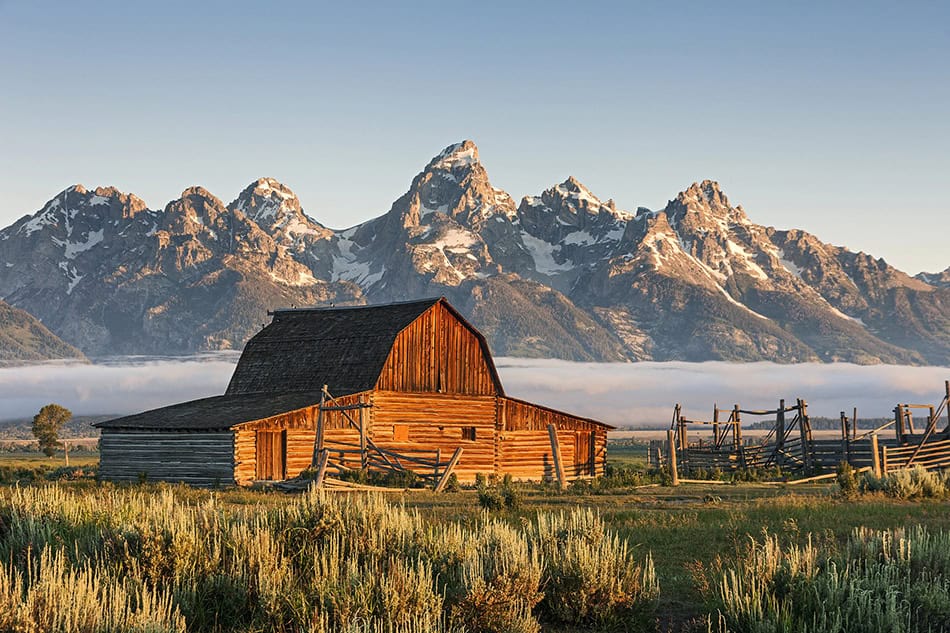 Grand Teton National Park, Wyoming in USA