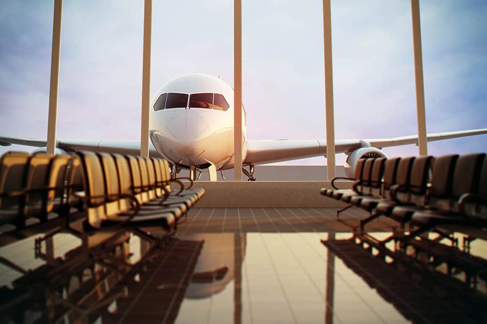 Airplane Parked in Airport