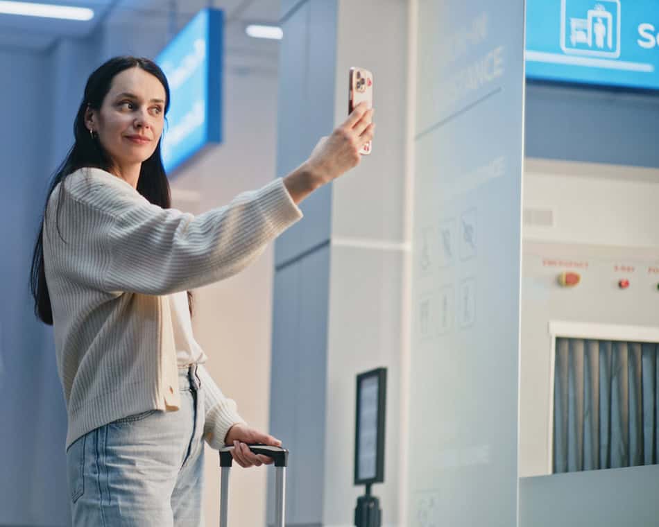 Airport Security Mobile Phone Use