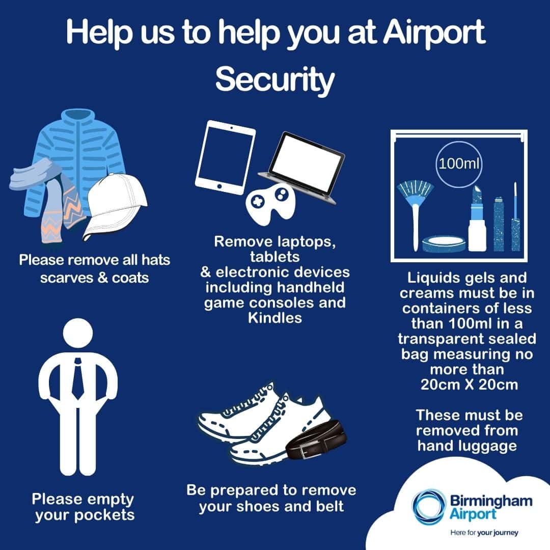 Airport Security Sign