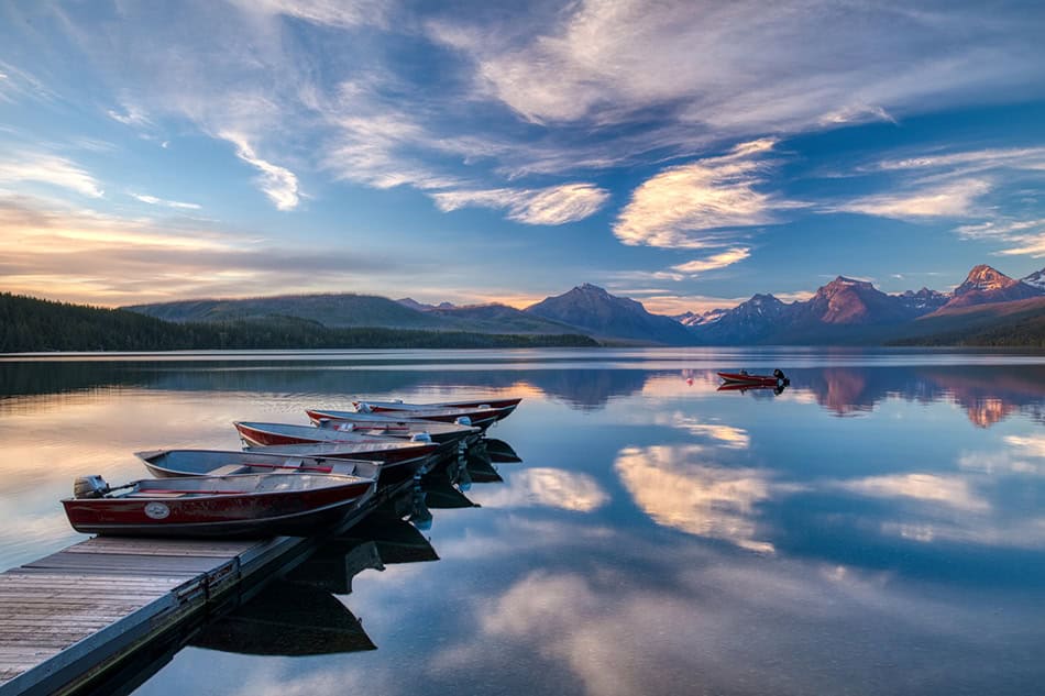 Apgar Village Lake McDonald USA