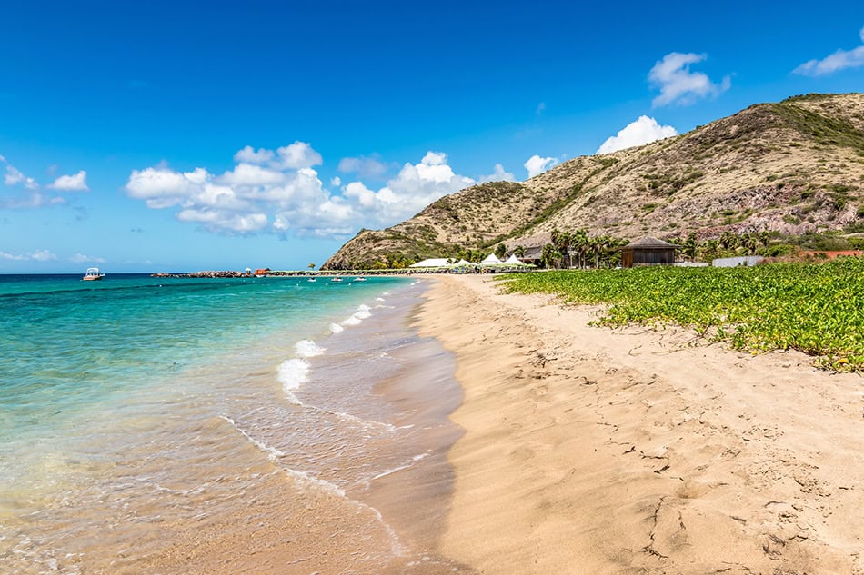 Carambola beach, St Kitts, Caribbean