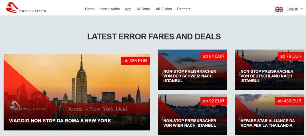 Error Flight Fares