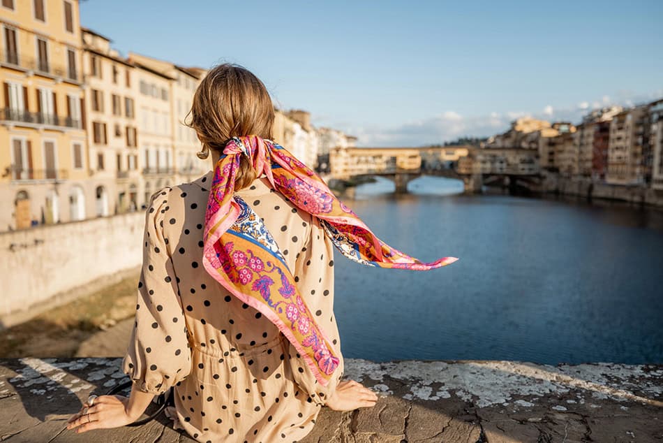 Florence travel scarf