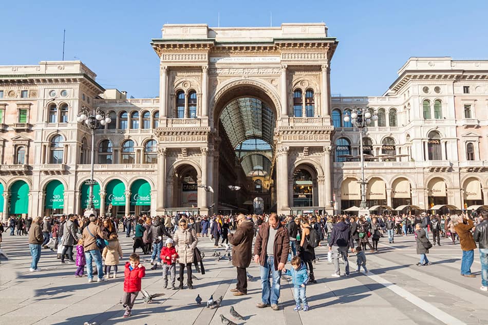 Galleria Vittorio Emanuele II in Milan, Italy 