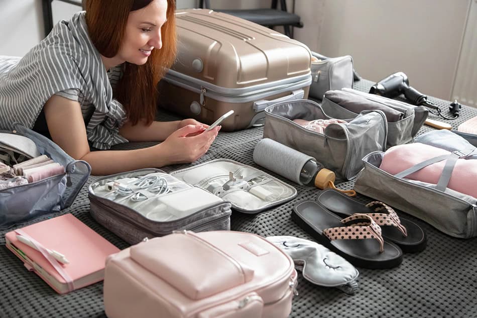 Packing Luggage Before Trip