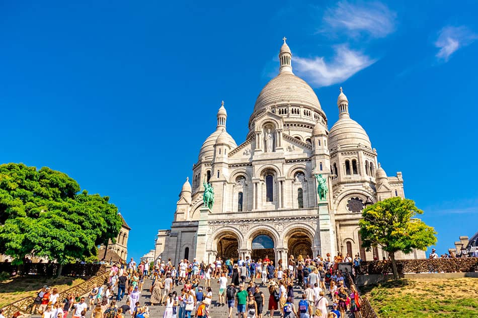 Paris, France Crowds