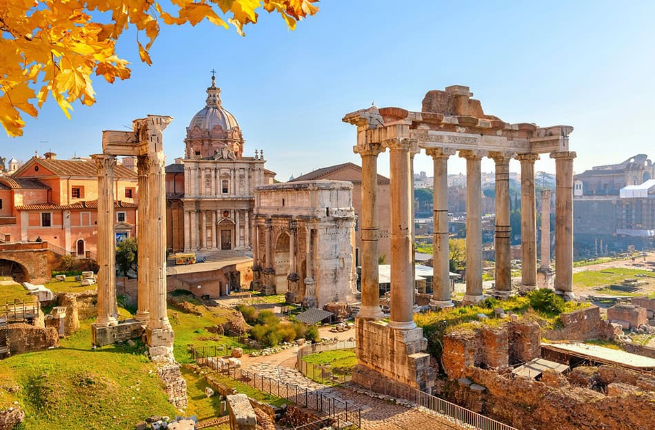 Roman Forum in Rome Italy