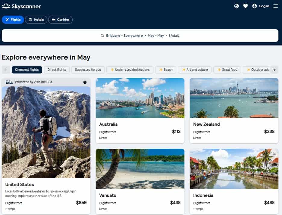 Skyscanner Everywhere
