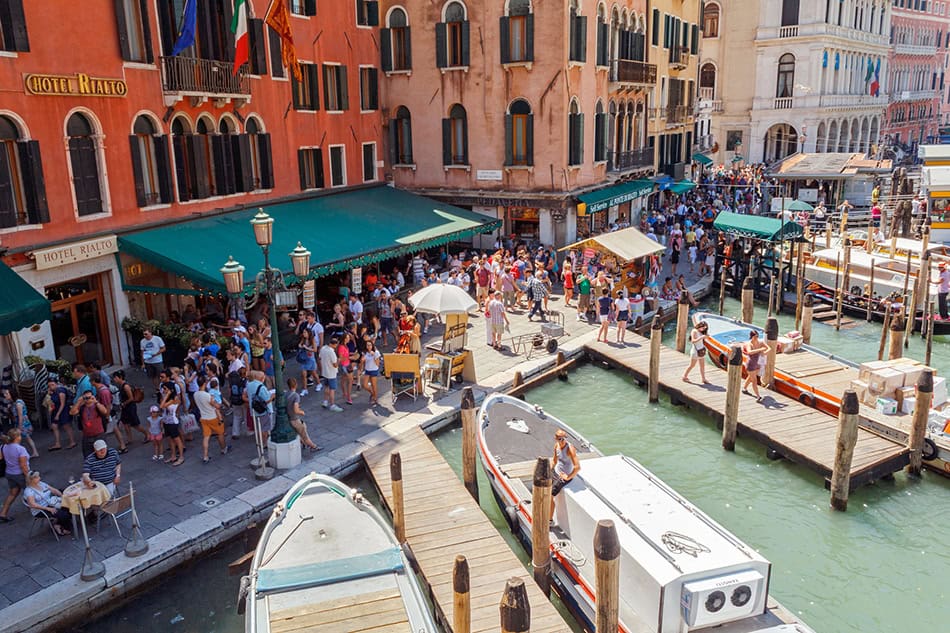 Venice, Italy Crowded