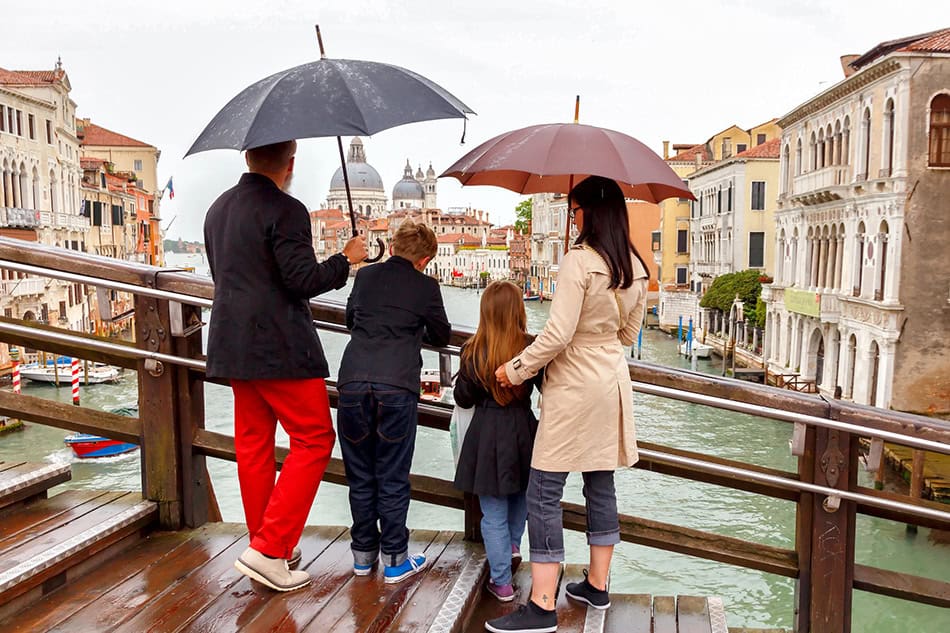 Venice Raining