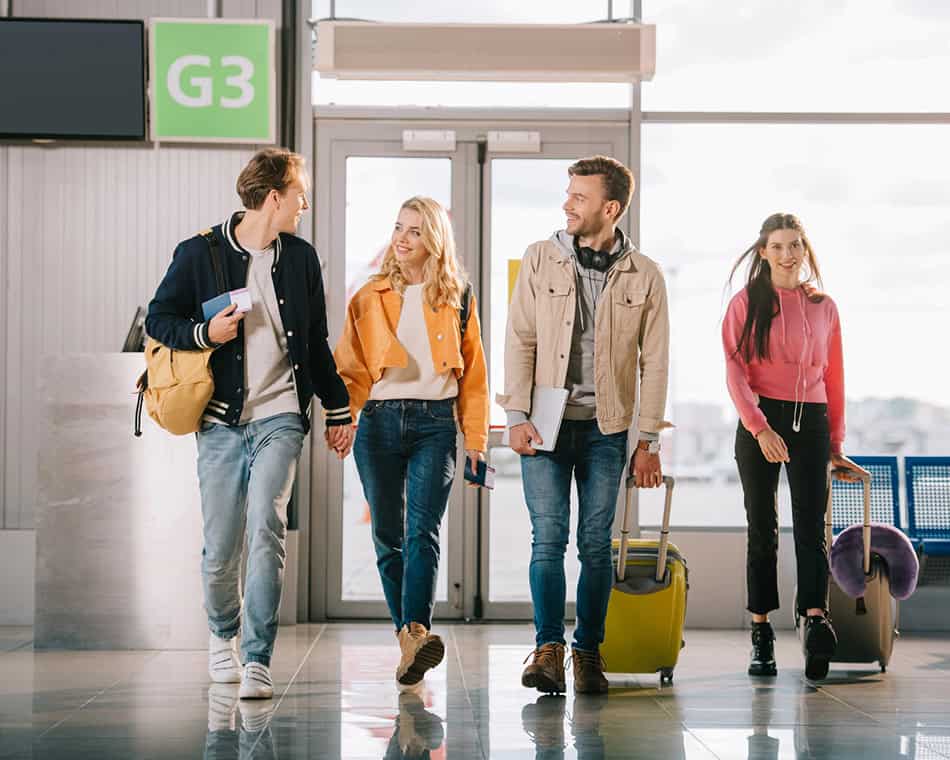 Airport friends