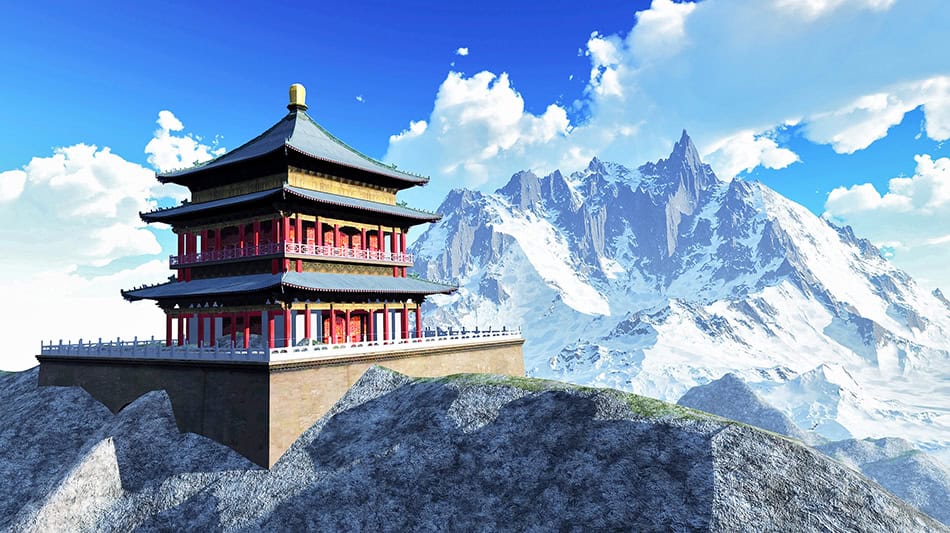 Buddhist shrine Bhutan