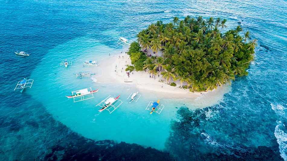Guyam Island at Siargao Philippines