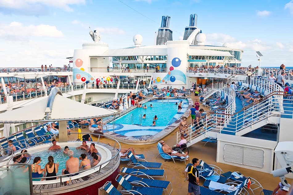 on a cruise ship